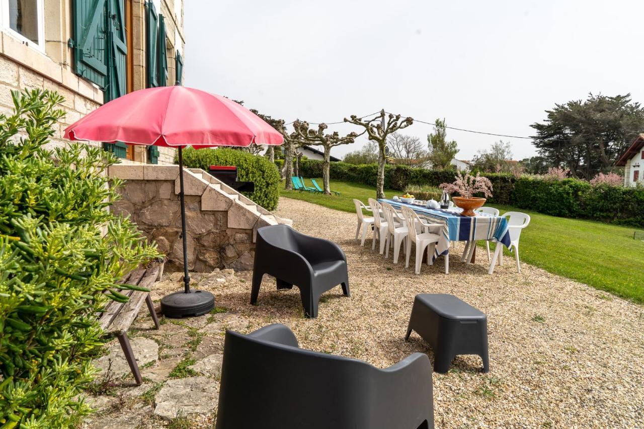 Maison De Maitre Piscine Vue Ocean - Bidart Exteriér fotografie